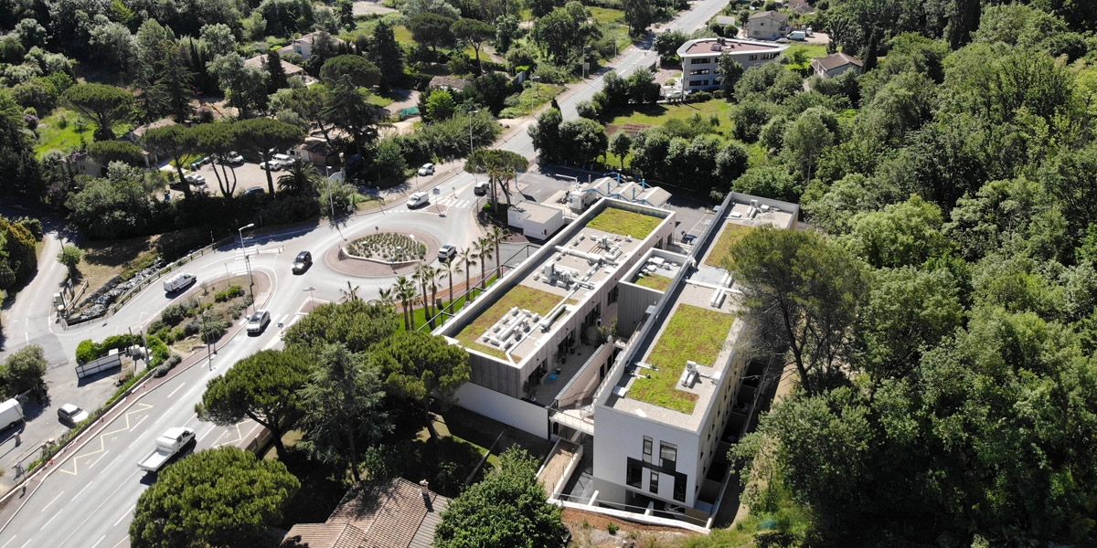 Visibilité du Carré la Colle depuis le rond-point